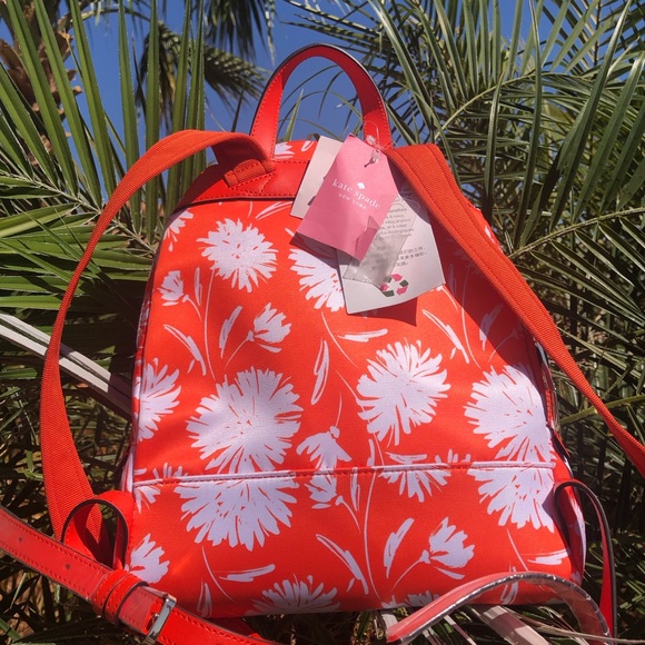 Kate Spade medium backpack- NWT Karissa wild bloom - Picture 9 of 15